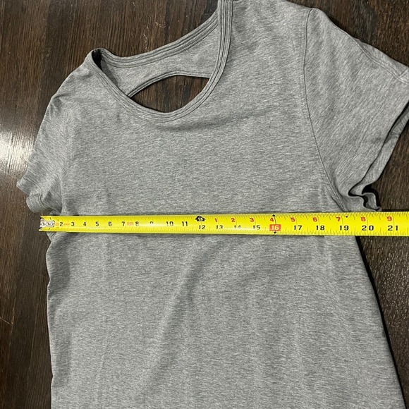 Lululemon Day Tripper T Shirt Dress Grey Casual Athleisure Comfort Women's 8 10 - Picture 4 of 5